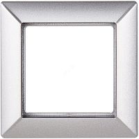 Рамка универсальная Jung EcoProfi 1-м. алюминий картинка